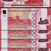 Paraguay 5000 Guaranies 2022 (2023), UNC, 5 Pcs LOT, Consecutive,POLYMER, P-234d