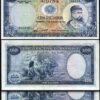 Portuguese Guinea 100 Escudos 1971,  UNC, 2 Pcs PAIR, Consecutive, P-45a
