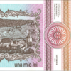 Romania 1000 Lei 1991, XF, P-101Ab, Block C 0005 - Image 3