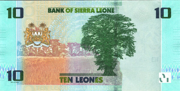 Sierra Leone 10 Leones 2022, RADAR 869968, UNC, P-New Design - Image 3