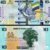 Sierra Leone 10 Leones 2022, UNC, 5 Pcs LOT, Consecutive, P-New Design - Image 3