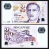 Singapore 2 Dollars 2022, UNC, Polymer, P-New