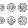 Singapore, UNC, 5 (x) 5 Pcs COIN Set , 5 10 20 50 Cents 1 Dollar 2013 (25 Coins) - Image 3