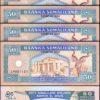 Somaliland 50 Shillings 2002, UNC, 5 Pcs LOT, Consecutive, P-7d