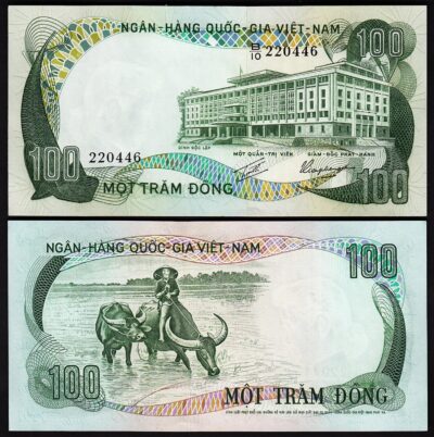 South Vietnam 100 Dong 1972, UNC-, P-31