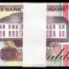 Suriname 100 Gulden 1998, UNC, BUNDLE, Pack of 100 PCS, Consecutive, P-139b