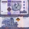 Tanzania 4 Pcs UNC Set, 1000 2000 5000 10000 Shillings ND 2020, UNC, P-New - Image 4