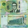 Tunisia Tunisie 5 Dinars 2022, UNC, P-New Design, Prefix C-2