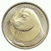Turkey 1 lira 2013, MEDITERRANEAN MONK SEAL, BiMetal, Commemorative,UNC, Coin