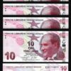 Turkey 10 Lira 2009 - 2021, UNC, 20 PCS Consecutive LOT, Prefix E 001 P-223e - Image 3