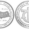 Turkey 2022, Chamber of Shipping 40th Year, SILVER, UNC Commemorative Coin 925Ag