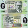 Uruguay 2 PCS Set, 20 50 Pesos 2020, UNC, P-New Design, Polymer - Image 3