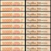 Venezuela 50000 50,000 Bolivares 2019, UNC, 20 Pcs LOT, Consecutive, P-111