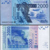 West African States SENEGAL, 4 Pcs UNC Set, 500 1000 2000 5000 Francs 2022 2023 - Image 4