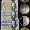 ANGUILLA ISLAND 10 x 5 PCS SET 2 5 10 20 50 $ UNC 2019 HYBRID POLYMER QUE II