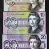 ANGUILLA ISLAND 10 x 5 PCS SET 2 5 10 20 50 $ UNC 2019 HYBRID POLYMER QUE II - Image 5