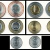 Angola 5 PCS UNC Coin SET, 50 Centimos 1 5 10 20 Kwanzas 2012 2014