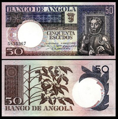 Angola 50 Escudos 1973, UNC, P-105