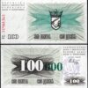 Bosnia Herzegovina 100000 Dinar 1993, UNC, 5 Pcs LOT ,P-56a ,Short Green Zeroes - Image 3