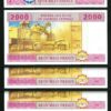 C.A.S., Cameroun 2000 Francs 2002, UNC, 5 PCS Consecutive LOT, P-208Uf