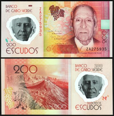 Cabo, Cape Verde 200 Escudos 2014, REPLACEMENT, Prefix ZA, UNC, POLYMER, P-71r