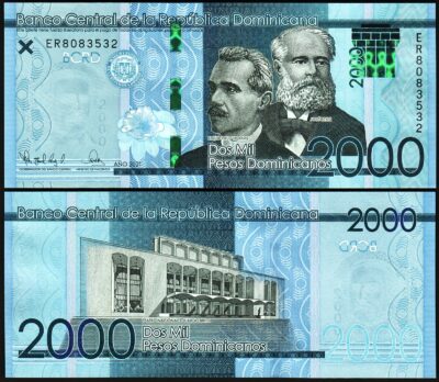 Dominican Republic, 2000 2,000 Pesos 2021, UNC, P-194e