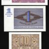 Germany 4 Pcs SET, UNC, 5 10 Pfening + 1 2 Mark, ND 1967, P-25 P-26 P-28 P-29 - Image 3