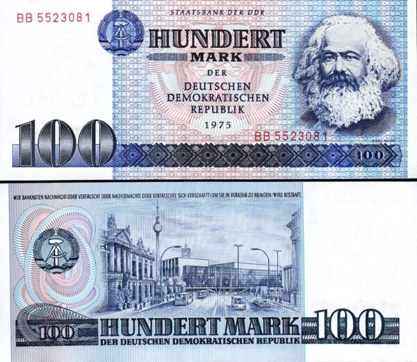 Germany DDR  100 Mark 1975, UNC, P-31