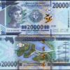 Guinea 20000 Francs 2020, UNC, P-50c, New Date