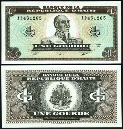 Haiti 1 Gourde 1989, aUNC/UNC, P-253