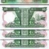 Hong Kong 10 Dollars 1989, UNC, 5 PCS Consecutive LOT, Hsbc, P-191c