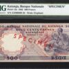 KATANGA 500 FRANCS 1962 **SPECIMEN** PMG 63 CHOICE UNC P 13s ZZ 000000