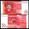Kyrgyzstan 20 Som 2016 (2019), UNC, 5 Pcs LOT, P-24 - Image 3