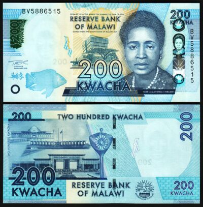 Malawi 200 Kwacha 2022, UNC, P-65Af