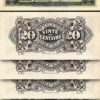 Mozambique 20 Centavos 1933, AUNC / UNC, 20 Pcs LOT, P-R29, Perforated - Image 3