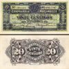Mozambique 20 Centavos 1933, AUNC / UNC, 20 Pcs LOT, P-R29, Perforated - Image 4