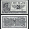 Netherlands 2 1/2 Gulden 1949, XF, 5 PCS Lot, P-73, Completely Watermark - Image 3