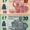 Nigeria 4 Pcs SET, 5 10 20 50 Naira 2021 2022, UNC, POLYMER, P-New - Image 3