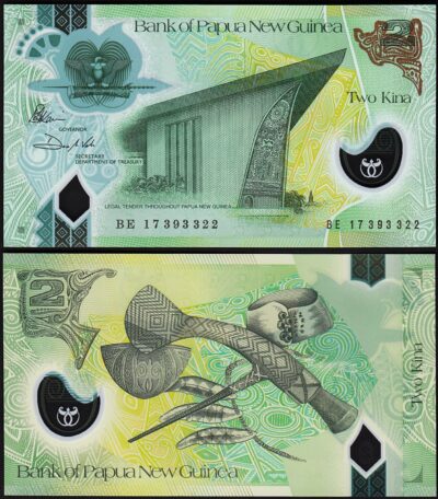 Papua New Guinea 2 Kina 2017, UNC, POLYMER, P-28