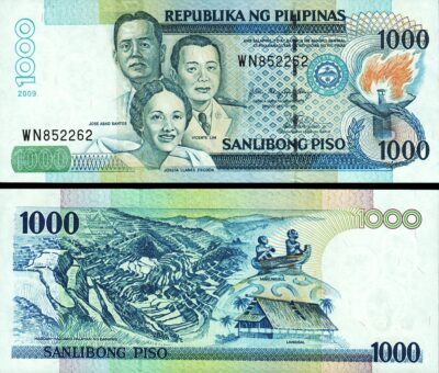 Philippines 1000 Piso 2009, UNC, P-197