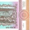 Romania 1000 Lei 1991, LOW Serial Number, 000901, UNC, P-101A, Prefix A0005 - Image 3