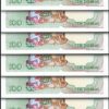 Saint Thomas & Sao Tome 100 Dobras , 1989 , UNC , 10 Pcs LOT, Consecutive, P-60