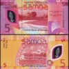 Samoa 5 Tala 2023 (2024), UNC, 5 Pcs LOT, POLYMER, Consecutive,P-47 New, Prfx AA - Image 3