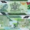 Trinidad and Tobago 4 Pcs Set, 1 5 10 20 Dollars 2020 2021 UNC, Polymer P-New - Image 5