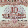 Turkey 10 Lira 1938, aAU, P-128, Central Bank Cancelled - Image 5