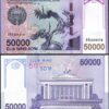 Uzbekistan 9 Pcs UNC Set 25 50 100 200 500 1000 5000 10000 50000