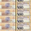 Venezuela 500 Bolivares Soberano 18-5- 2018, UNC, 10 Pcs LOT, Consecutive,P-108b