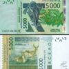 West African State, SENEGAL 5000 Francs 2023, UNC, P-New