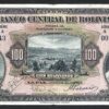 Bolivia 100 Boliviano 1928, VF+, P-125a