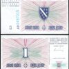 Bosnia 1 Dinar 1994, UNC, 20 PCS Consecutive LOT, P-39 - Image 4
